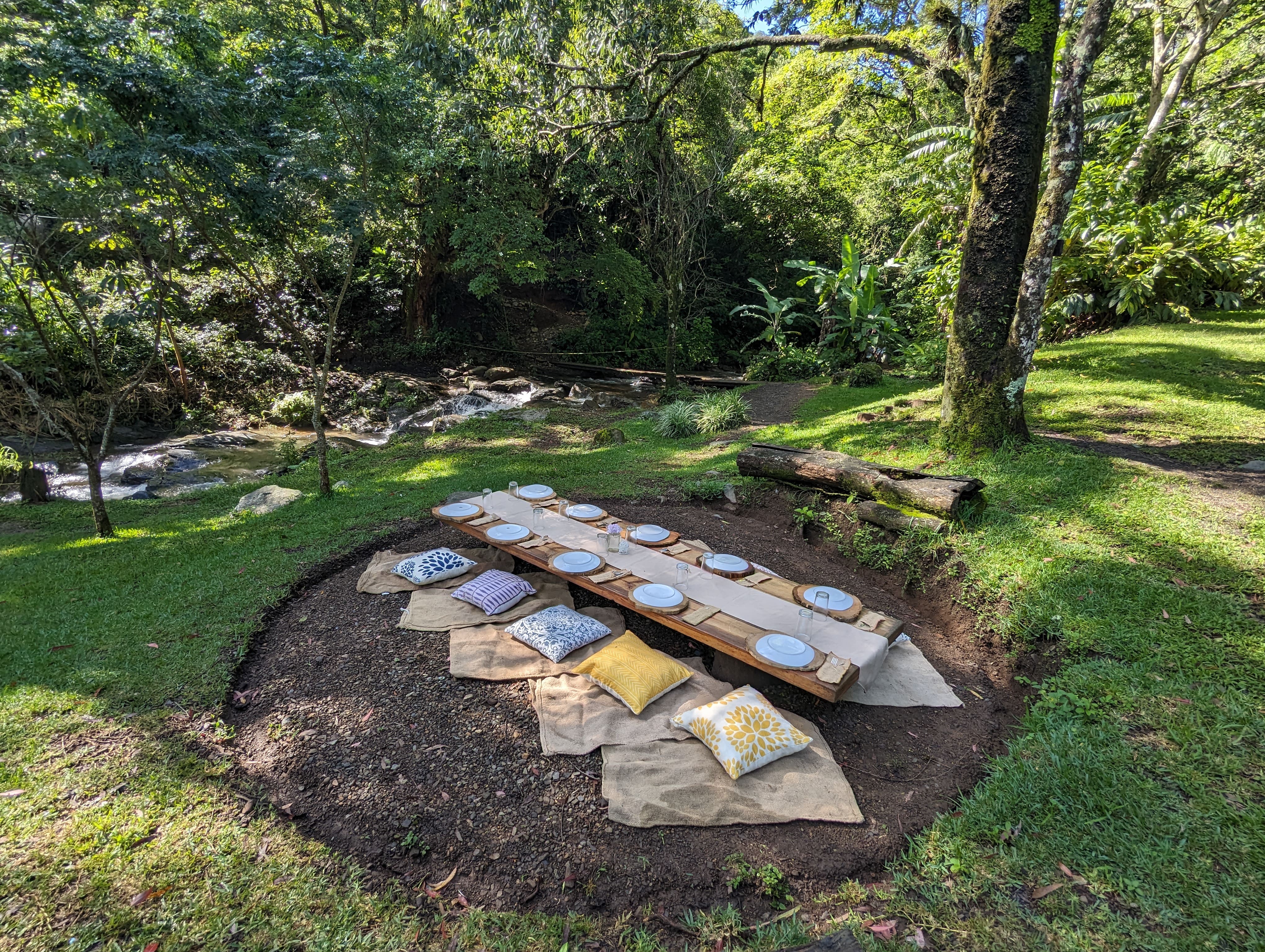 Picnic a la orilla del río